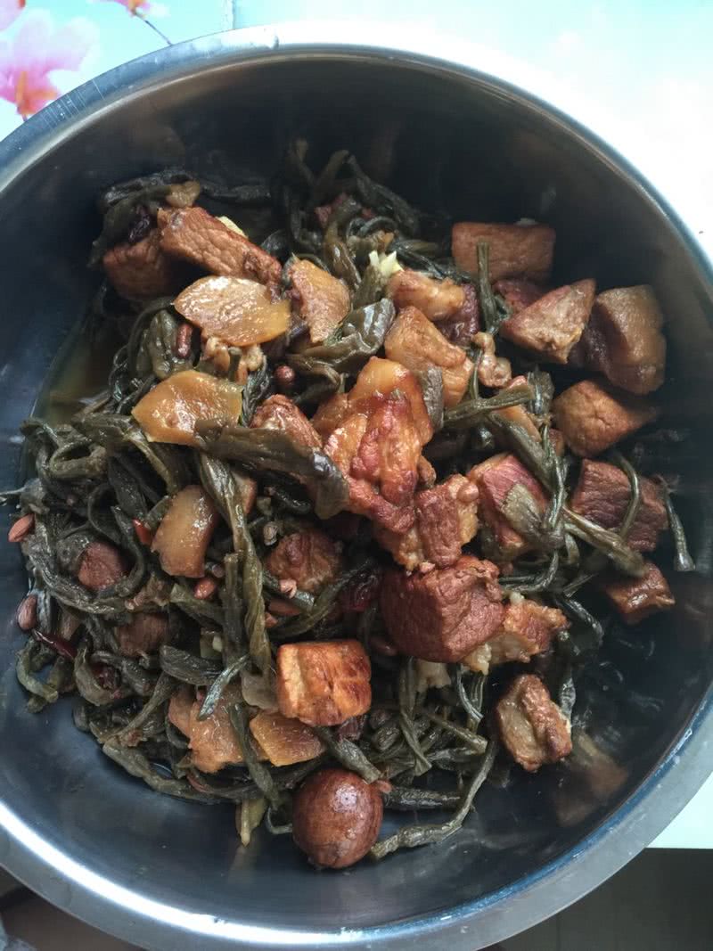 干豆角红烧肉