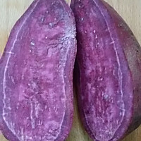 微波炉原味紫薯的做法图解1