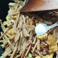 #营养小食光#黄花菜炒鸡蛋，经常吃健脑的做法图解5
