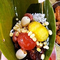 #舌尖上的端午#橙氏黑米海味大肉粽&乌米甜豆粽的做法图解20