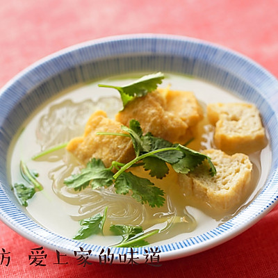 油豆腐粉丝汤