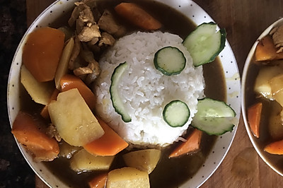 黑暗料理之家庭版咖喱饭