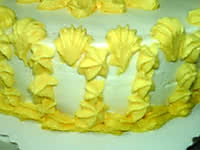 裱花蛋糕：太阳花+#约会MOF# 的做法图解12