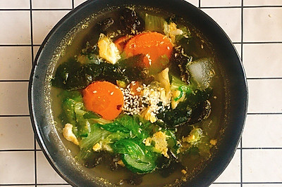 【减肥素食】刮油味增汤