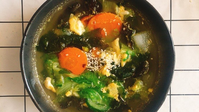 【减肥素食】刮油味增汤