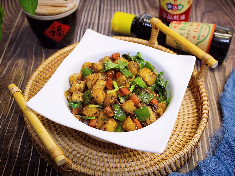 孜然山药炒时蔬 | 一碗菜营养全丰富的做法