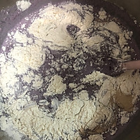 大米新吃法——奶香黑米蒸糕（宝宝辅食版）的做法图解4