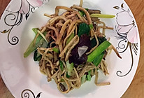 青蒜茶树菇的做法
