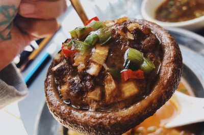 牛肉酿香菇