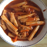 炒年糕的做法图解4