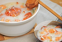 [快厨房]潮汕干贝虾蟹粥砂锅粥的做法