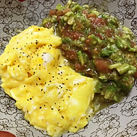 低糖料理  牛油果炒蛋的做法图解6
