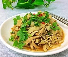 肉炒豆腐皮的做法