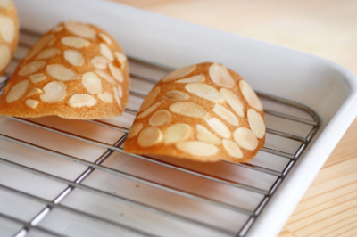 超简单的香脆饼干，法式杏仁瓦片饼干