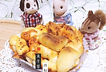 【女王厨房】酸奶鱼子酱肉松手撕餐包#易极优DIY酸奶#的做法