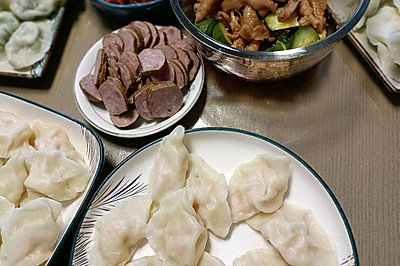 韭菜鸡蛋馅饺子