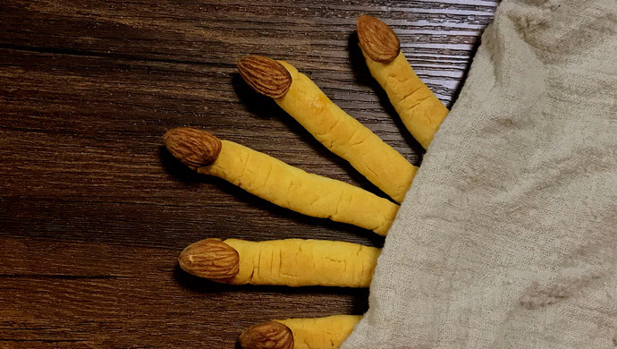 女巫手指饼干——万圣节快乐
