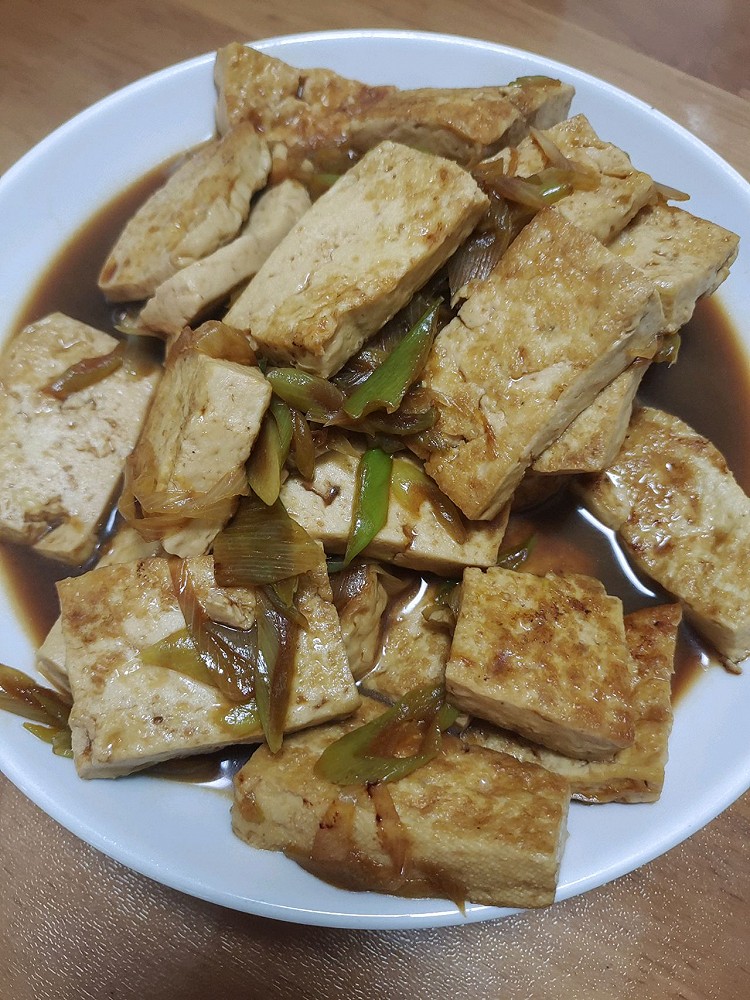 葱烧豆腐的做法