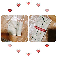 可爱的熊掌手抓饼早餐的做法图解3