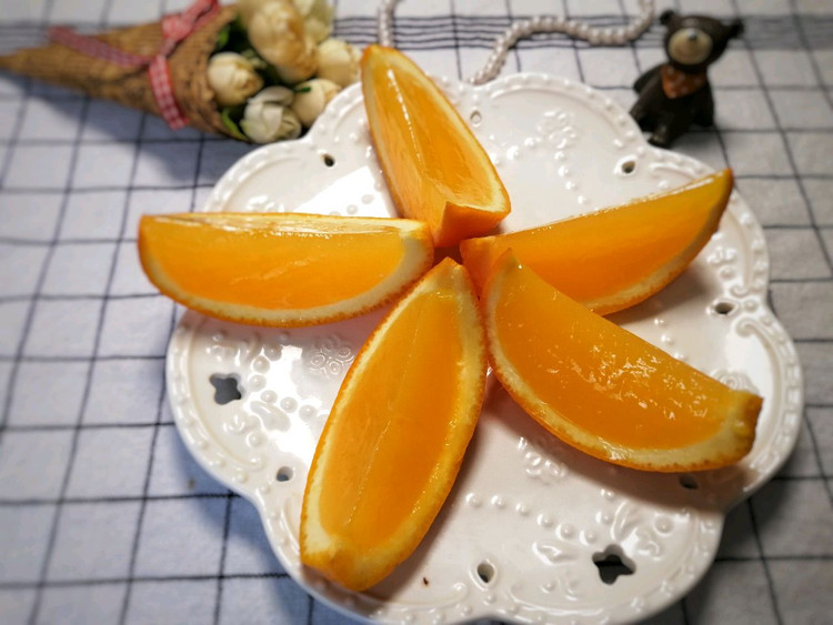 无添加的橙子果冻的做法