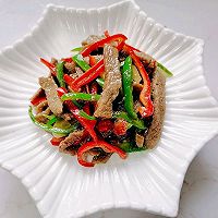 #福气年夜菜#青椒炒牛肉的做法图解11