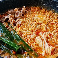 深夜食堂的韩式拉面，消除一天的疲惫的做法图解6