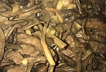 茶树菇烧牛柳的做法