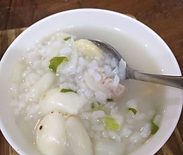 百合干贝排骨粥的做法