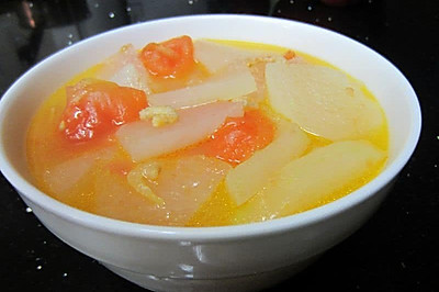 虾米冬瓜西红柿汤