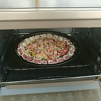 火腿花边披萨的做法图解15
