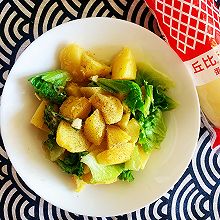 #一起土豆沙拉吧#小清新的生菜土豆沙拉