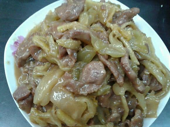 潮州咸菜炒猪肉的做法