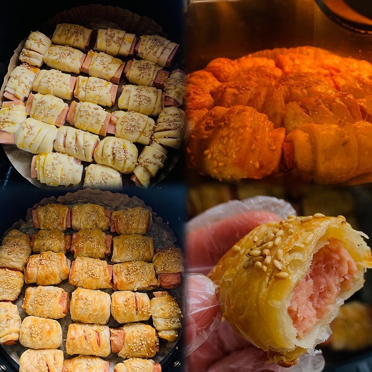 手抓饼午餐肉卷的做法