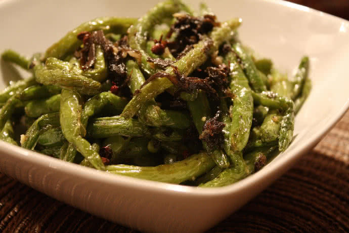 Stir fried beans