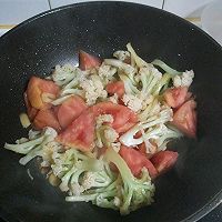 西红柿菜花的做法图解8