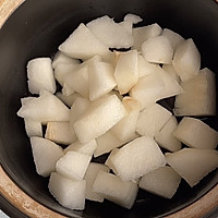 梨子炖肉的做法图解3