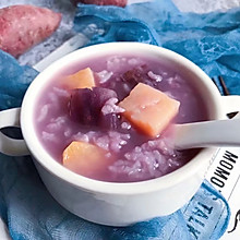 紫薯红薯粥～天冷多喝粥