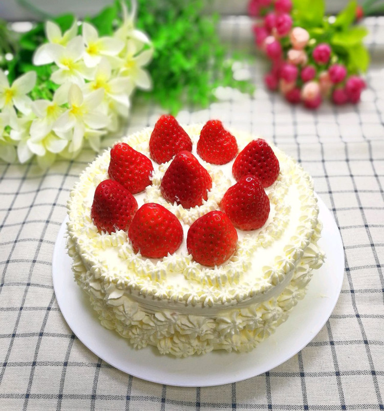 无糖奶油蛋糕（happy birthday to me！）的做法