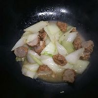 大白菜烩圆子#浓汤宝火锅英雄争霸赛#的做法图解6