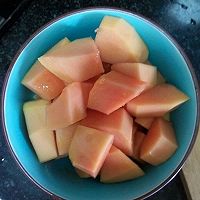 木瓜炖排骨的做法图解2