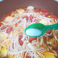 #洗手作羹汤#茄汁日式豆腐汤的做法图解9