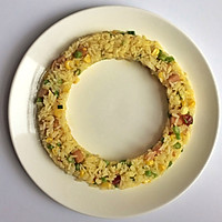 圣诞花环炒饭#令人羡慕的圣诞大餐#的做法图解10
