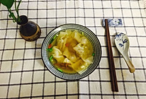 鸡汤大馄炖的做法