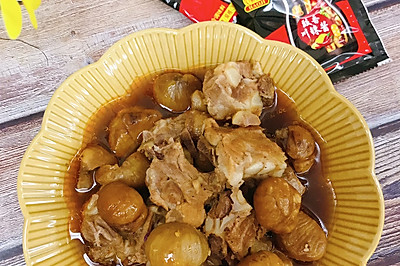 川辣酱排骨烧板栗