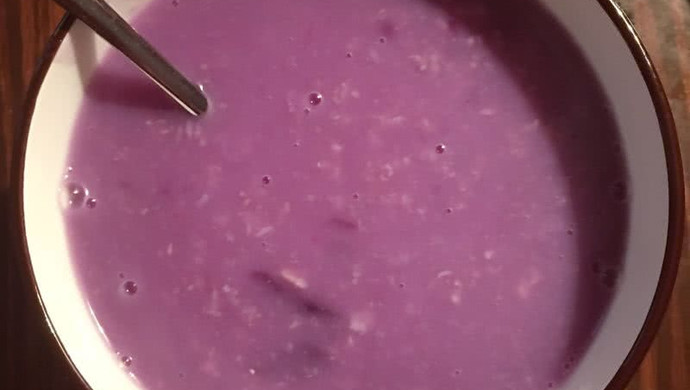 （八分钟快速健康）早餐紫薯燕麦粥