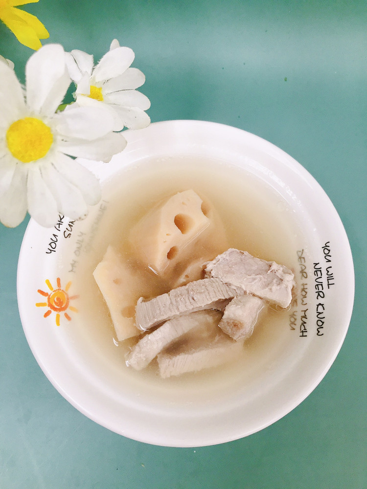 莲藕瘦肉汤的做法