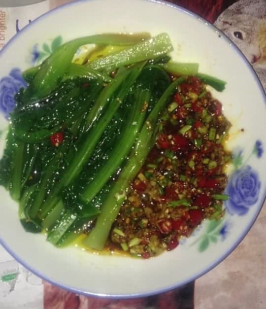 白灼凤尾的做法