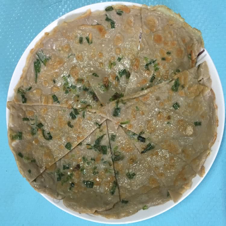 香葱鸡蛋藕汁煎饼的做法图解13