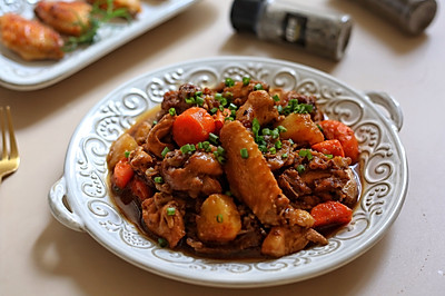 土豆焖鸡