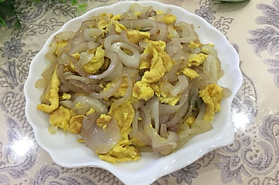 洋葱炒鸡蛋